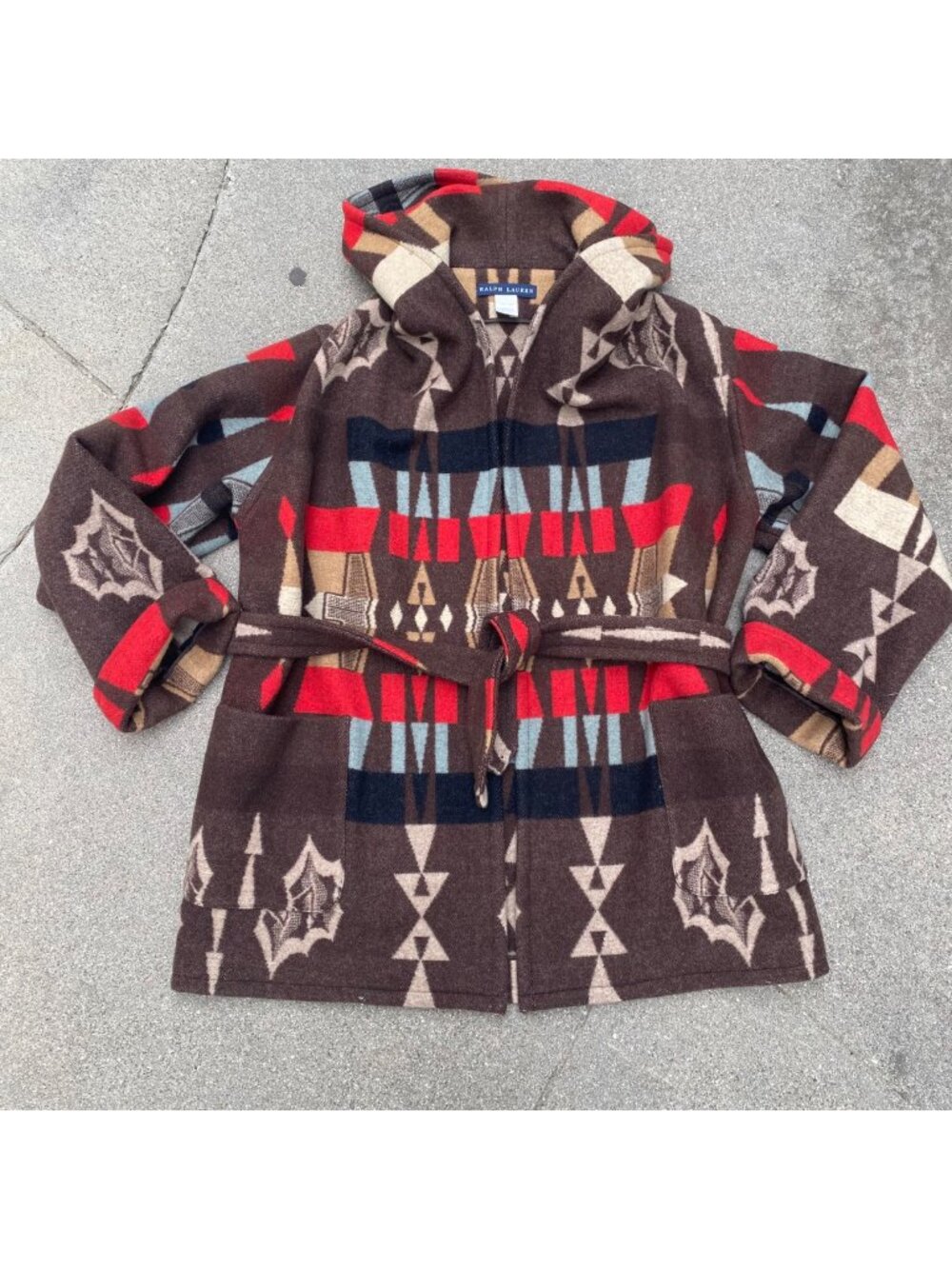 Vintage Ralph Lauren Blue Label Southwest Blanket Jacket